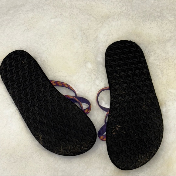 Teva Girls Strappy Sandals, Size 5 - Picture 3 of 4